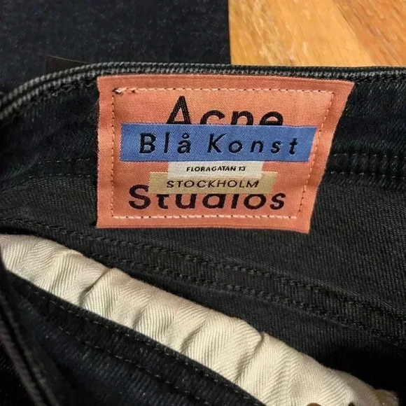 NWT Acne Studios The Climb Superstretch Jeans in Grey 28 x 32 - Picture 4 of 6
